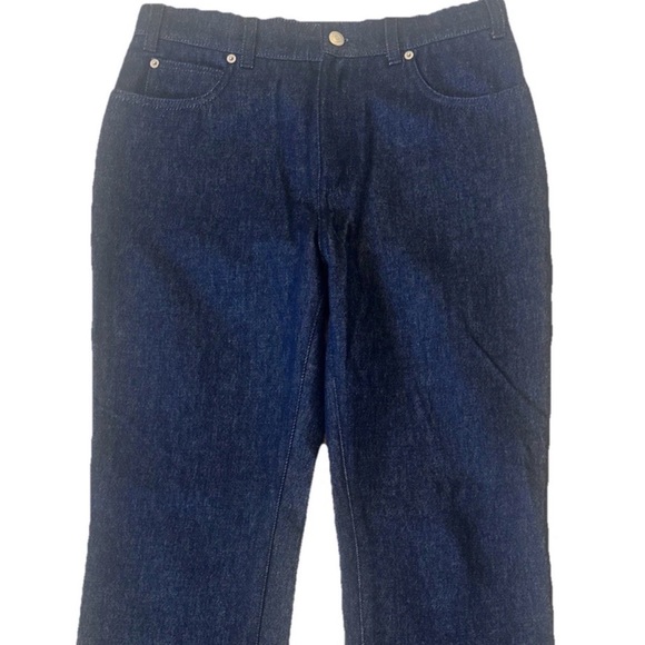 Alexander McQueen Jeans 28 X 28 Dark Blue Wash Straight Leg Cotton Blend $995